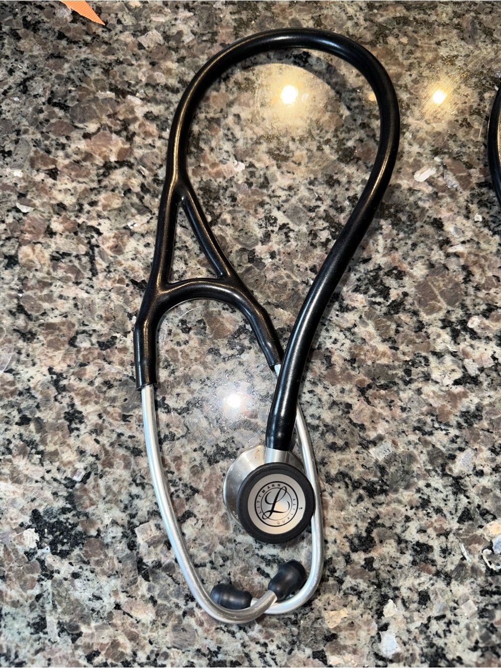 LITTMANN CARDIOLOGY Black Stethoscope with Dual Head Chestpiece